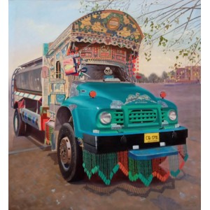 S. M. Fawad, 43 x 50 Inch, Oil on Canvas, Realistic Painting, AC-SMF-273 S. M. Fawad, 43 x 50 Inch, Oil on Canvas, Realistic Painting, AC-SMF-273